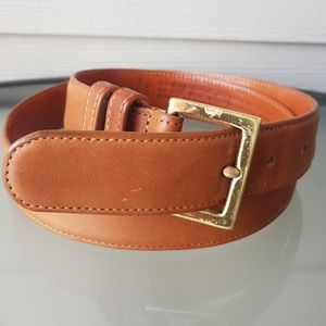 Coach british tan belt